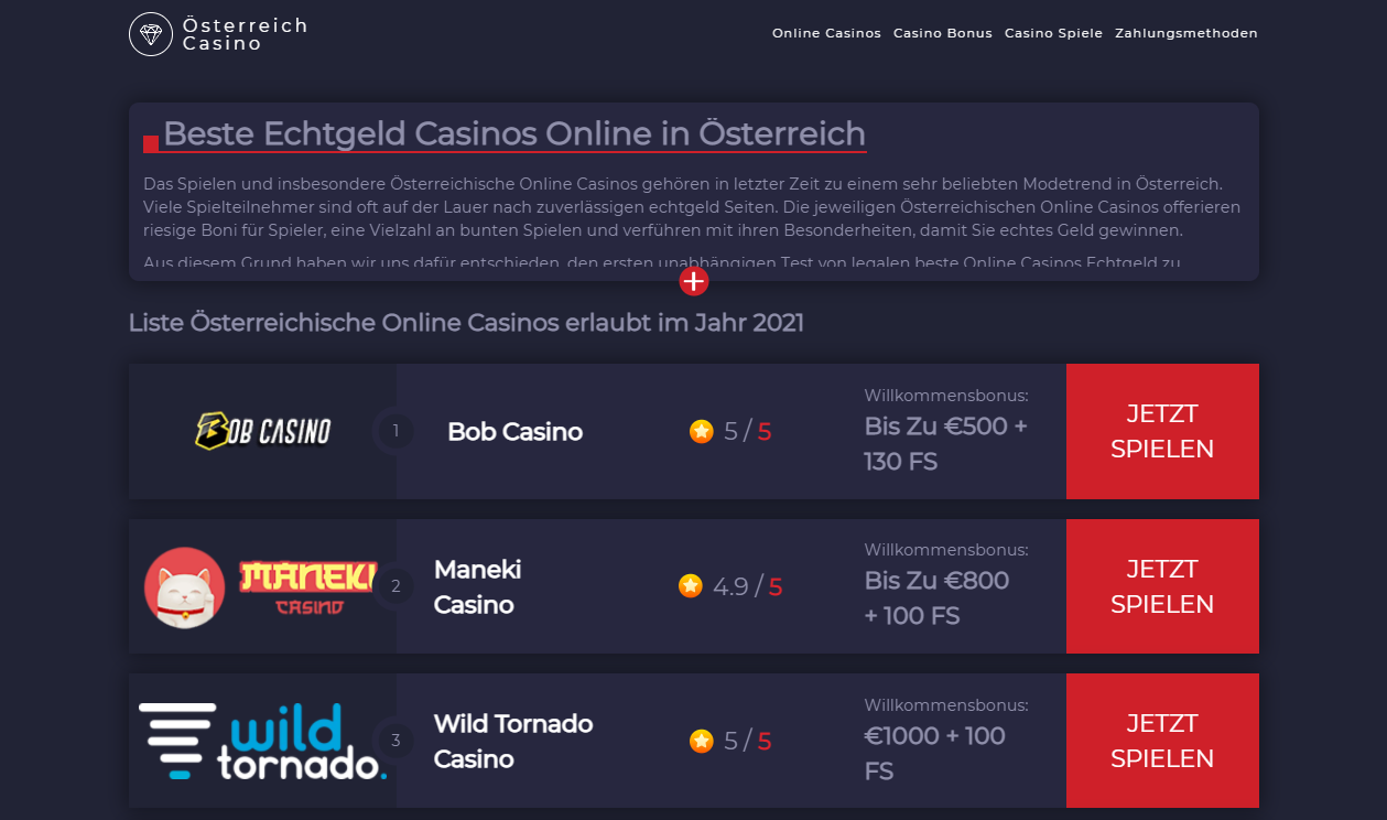 Ein Tipp zur dramatischen Verbesserung Ihres Online Casino Echtgeld